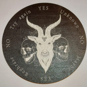 Goat Skull Double-Sided Pendulum Board