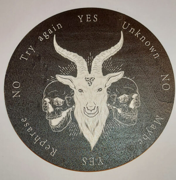 Goat Skull Double-Sided Pendulum Board