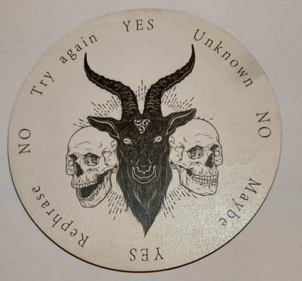 Goat Skull Double-Sided Pendulum Board - Image 2