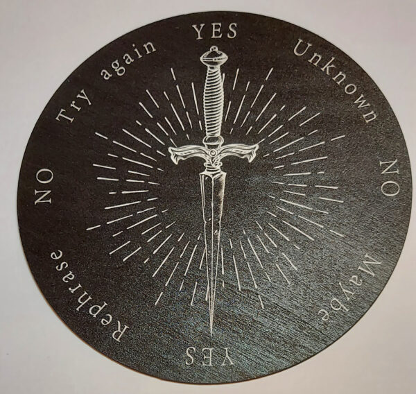 Sword of Truth Double-Sided Pendulum Board